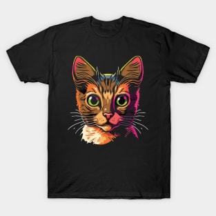 cartoon style of cat T-Shirt